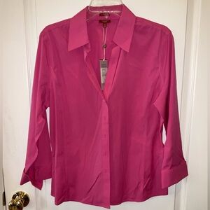 NWT!!—Talbot’s Button-Down Shirt, Sz. 14, Gorgeous Pink Color, & Never Worn!